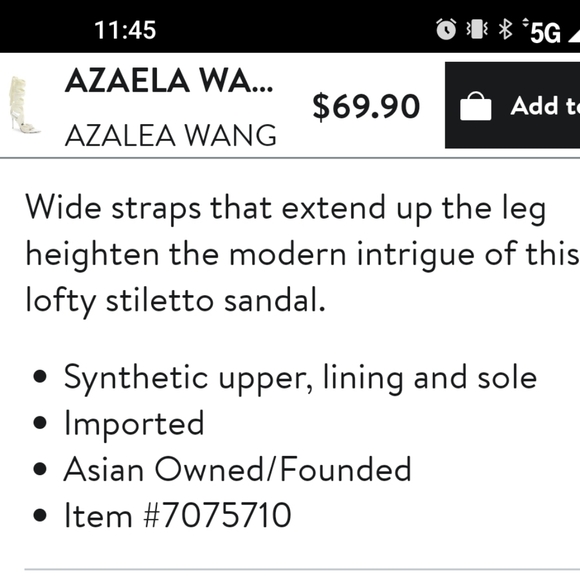 Azalea Wang Timmi Ankle Wrap Sandal - Picture 6 of 6